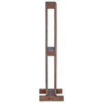 vidaXL Étagère Marron 20 x 25 x 100 cm Bois de Mahogany Massif