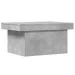 vidaXL Table basse gris béton 100x55x40 cm bois d'ingénierie