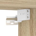 vidaXL Garde-robe chêne sonoma 100x32 5x35 cm bois d'ingénierie