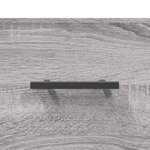 vidaXL Meuble TV sonoma gris 150x36x30 cm bois d'ingénierie