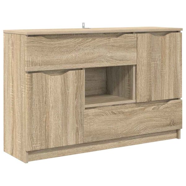 vidaXL Buffet Chêne Sonoma 100 x 30 x 65 6 Bois d'ingénierie