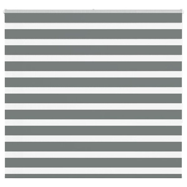 vidaXL Store zèbre gris foncé largeur du tissu 155 9 cm polyester