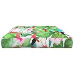 vidaXL Coussin de palette multicolore 120x80x12 cm tissu