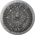 Pièce de monnaie en Argent 2000 Francs g 62.2 (2 oz) Millésime 2025 MAYA