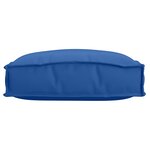 vidaXL Coussins de palette pour siège 4 Pièces bleu royal 40x40x8 cm tissu Oxford
