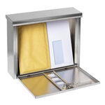 Boîte aux Lettres en Acier Inoxydable  Chance E7107  Serrure Couverte  Inox