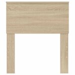 vidaXL Tête de lit Chêne Sonoma 75 cm Bois d'ingénierie