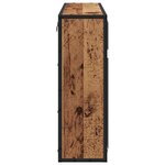 vidaXL Étagère Murale avec étagère Bois ancien 65 x 20 x 60 cm