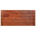 vidaXL Table basse 110 x 50 x 35 cm Bois d'acacia solide