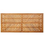 vidaXL Ensemble de salle à manger pour jardin 7 Pièces Marron
