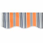 vidaXL Bande de auvent Multicolore 2.3 x 0.2 m Toile