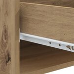 vidaXL Table basse Chêne artisanal 49 x 50 x 42 cm Bois d'ingénierie