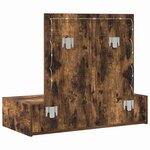 vidaXL Table de Toilette Marron 83 x 40 x 70 cm Bois d'ingénierie