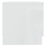 vidaXL Meubles TV 2 Pièces Blanc brillant 80x35x36 5 cm Bois d'ingénierie