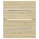 vidaXL Armoire d'évier Chêne sonoma 41x38 5x48 cm Bois d’ingénierie