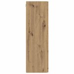 vidaXL Meuble TV mural Montage mural Chêne artisan 30 x 31 x 100 cm