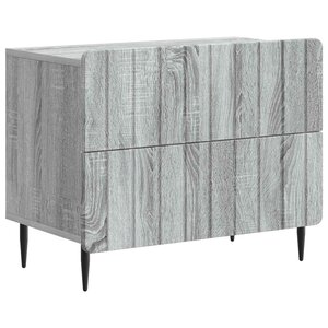 vidaXL Cabinet de chevet avec tiroir Sonoma gris 62 x 34 5 x 49 5 cm
