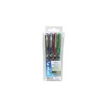 Stylo roller VBall VB 7  étui de 4  couleurs assorties PILOT