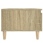 vidaXL Table d'appoint Chêne sonoma 50x46x35 cm Bois d'ingénierie