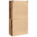 vidaXL Haut de Buffet Bois ancien 80 x 33 x 150 cm Bois d'ingénierie