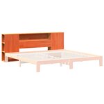 vidaXL Tête de lit avec rangement cire marron 180cm bois massif de pin