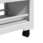 VidaXL Chariot de cuisine BODO blanc 67 5x45x80 cm