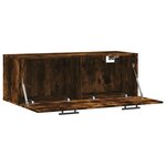vidaXL Armoire murale Chêne fumé 100x36 5x35 cm Bois d'ingénierie