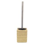 RIDDER Brosse de toilette avec support Brique Écru