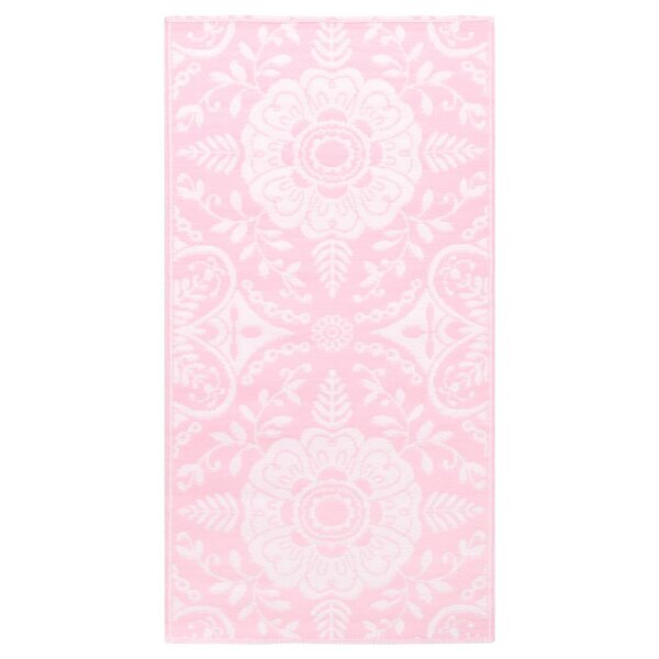 vidaXL Tapis d'extérieur ARAKIL rose 80x150 cm PP
