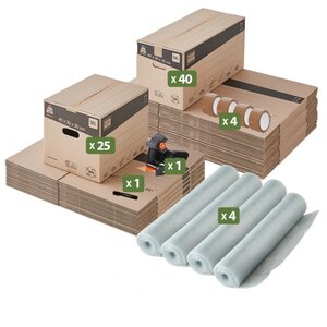 Pack and Move - Kit déménagement T5/T6 + marqueur noir et 4 adhésifs offerts