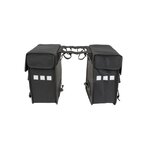 Willex Sac de vélo 2 Pièces Shopper 33 L Noir 10701