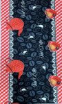 Tapis de cuisine imprimé 50 x 120 cm - Rouge