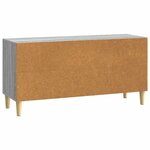 vidaXL Meuble TV 102 x 34 5 x 50 cm Sonoma gris Bois d'ingénierie