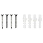 vidaXL Extension de Conduit Argent 35 x 35 x 82 cm Acier inoxydable