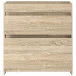 vidaXL Meuble sous lavabo de salle de bain Chêne Sonoma