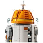 LEGO Star Wars - Droïde Astromécano Chopper (C1-10P) - Modèle 75416 à Construire et Exposer