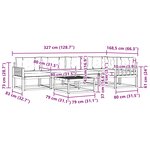 vidaXL Ensemble de canapés d'extérieur 6 pc Blanc et gris clair
