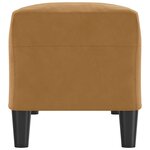 vidaXL Banc Marron 100x35x41 cm Velours