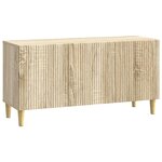 vidaXL Meuble TV 99 x 34 5 x 50 cm Chêne Sonoma Bois d'ingénierie