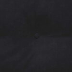 vidaXL Coussin de Dos Noir 120 x 24 x 50 cm Velours