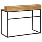 vidaXL Bureau 110x50x87 cm en bois massif d'acacia