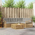 vidaXL Ensemble de canapés d'extérieur 5 pc