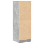 vidaXL Armoire d'apothicaire gris béton 40x41x118 cm bois d'ingénierie