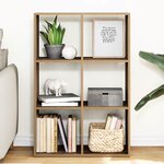 vidaXL Étagère séparatrice de pièce chêne artisanal 69 5x29x103 5 cm