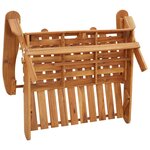 vidaXL Ensemble de salon de jardin Adirondack 2 Pièces bois acacia solide