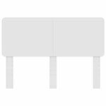 vidaXL Tête de lit Blanc 150 cm Bois d'ingénierie