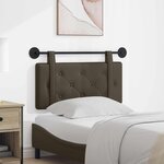 vidaXL Tête de lit suspendue Gris Simili cuir
