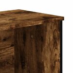 vidaXL Bibliothèque chêne fumé 50x31x106 cm bois d'ingénierie
