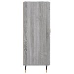 vidaXL Buffet Sonoma gris 34 5x34x90 cm Bois d'ingénierie