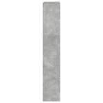 vidaXL Bibliothèque gris béton 100x33x187 5 cm bois d'ingénierie